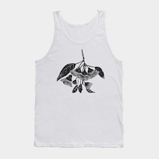 Gumnuts linocut style Tank Top